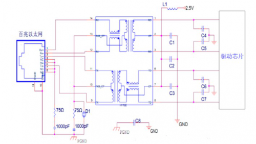 RJ45以太网口(详解RJ45接口原理、结构、EMC设计，带图)