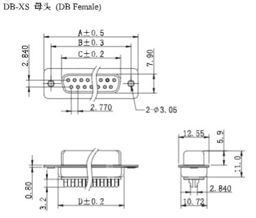 DB-XS（DB Female）