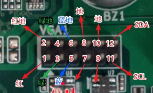 12pinvga排针接线方法是什么？有哪些注意事项？