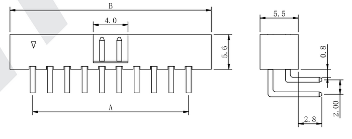 2.0mm简牛弯针2