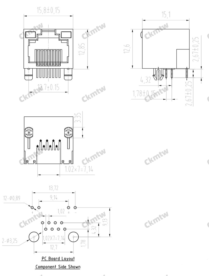 R-RJ45R08P-A012图纸